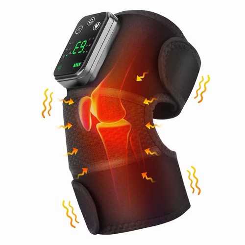Heated knee massager brace - knee,