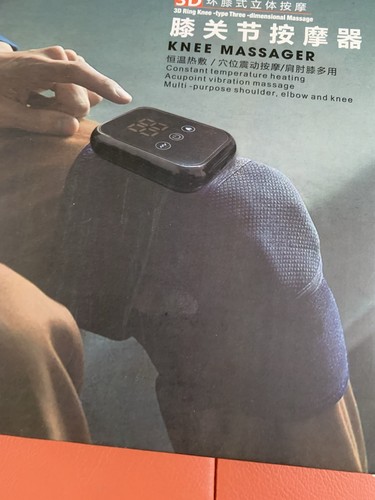 Cordless knee massager with - cordless,