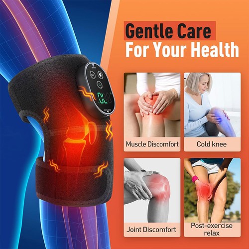 Heated knee massager wrap - knee,