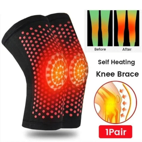 Self heating knee support - 2x,