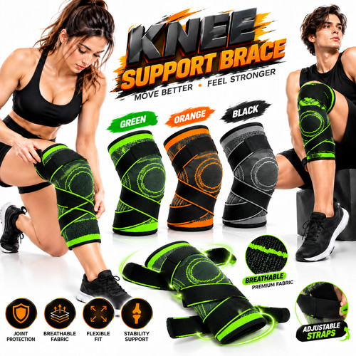 Knee support compression - support,