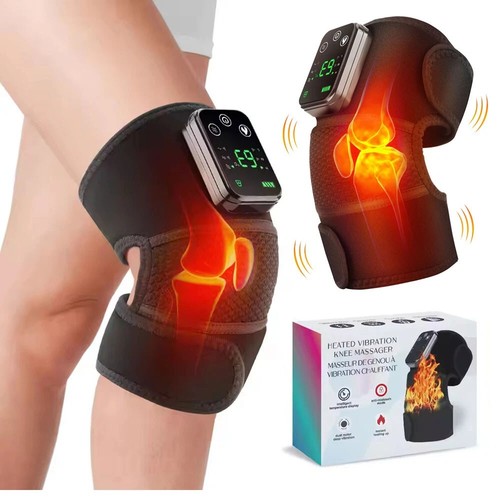 Cordless heated knee - knee, support