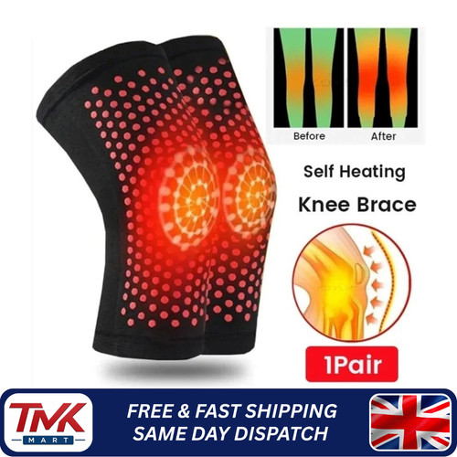 Self heating knee support - self,