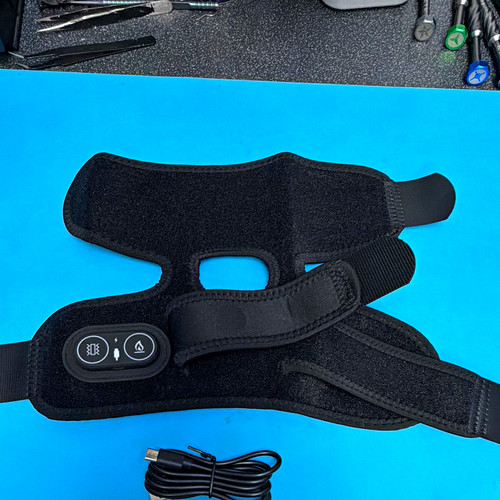 Adjustable heated knee brace - heated,