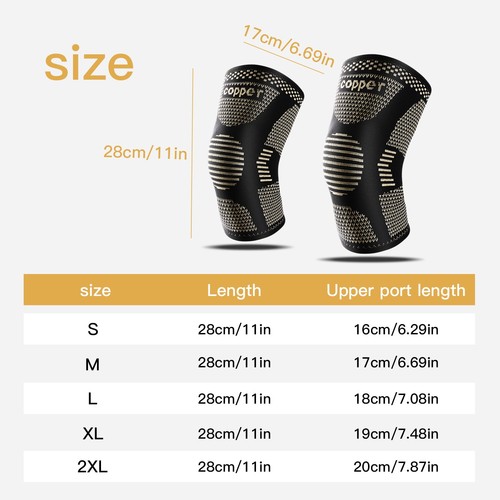 Copper knee support - copper,