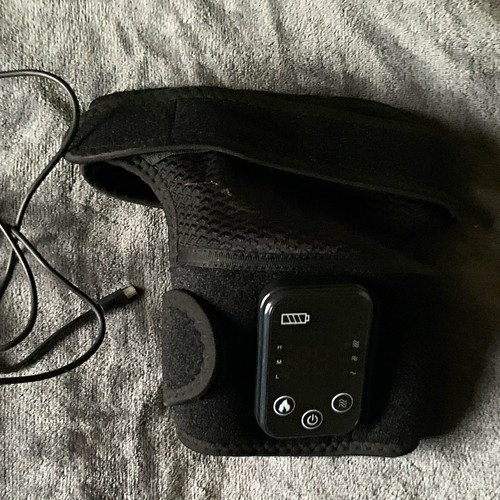 Massage heated knee support